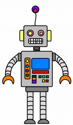 Robot, great printable decoration! | Robot clipart, Robot ...