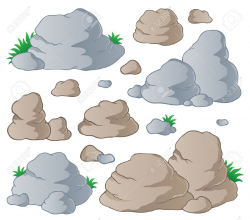 Boulder clipart stepping stone, Boulder stepping stone ...