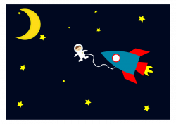 Free Clipart: Astronaut out of the space rocket | agomjo