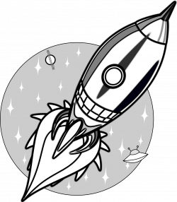 Images For > Rocket Clip Art Black And White in 2019 ...