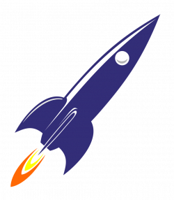 Rocket | Free Stock Photo | Illustration of a blue rocket ...