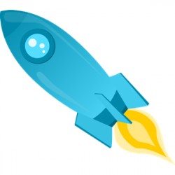 Blue Rocket clipart, cliparts of Blue Rocket free download ...