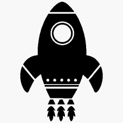rocket ship silhouette | Retro rocket, Cricut creations ...