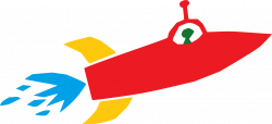 Cartoon RocketShip Vector Clipart image - Free stock photo ...
