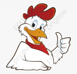 Rooster Clipart Angry - Transparent Cartoon Chicken #339832 ...