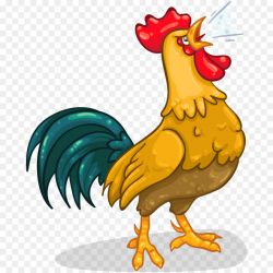 Chicken Cartoon clipart - Rooster, Chicken, Bird ...