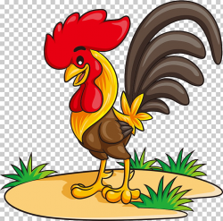 Chicken Rooster Cartoon Illustration, cartoon chicken ...