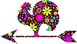 Colorful rooster image | Public domain vectors