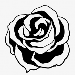 Rose, Rose Clipart, Black, Line PNG Transparent Image and Clipart ...