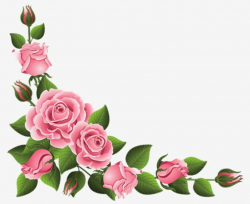 Pink Rose Border PNG, Clipart, Border Clipart, Chinese, Chinese Rose ...