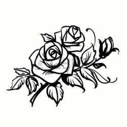 Free Rose Outlines, Download Free Clip Art, Free Clip Art on Clipart ...