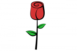 easy Simple rose clipart free download on png - Clipartix