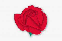 Cartoon Red Rose -flower Vector - Cartoon Rose With ...