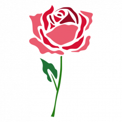 Blooming rose flower icon - Transparent PNG & SVG vector