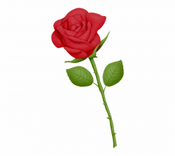 Red Rose Clipart Art Craft - 1 Rose Flower Clipart ...