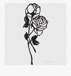Tattoo Rose - Rose Clipart Png Black And White #1199819 ...