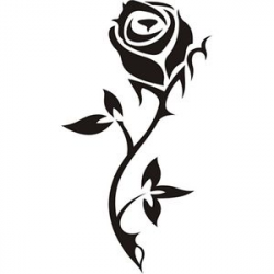 Tribal Design Ov A Rose - ClipArt Best