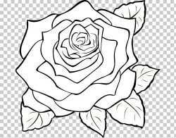 Black rose White , Tribal Bunga Mawar PNG clipart | free ...