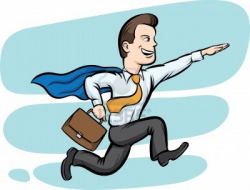 Businessman Running Like Superman Royalty Free Cliparts Vectors HD ...