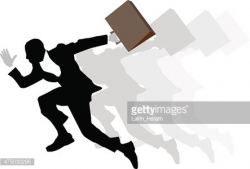 Isolated ON Businessman Running premium clipart - ClipartLogo.com
