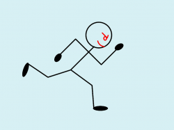 How to Draw a Stickman Running -- via wikiHow.com | stick people ...
