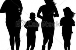 Family running clipart 3 » Clipart Portal