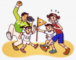 Family Running, Family Clipart, Family, Run PNG Image and Clipart ...