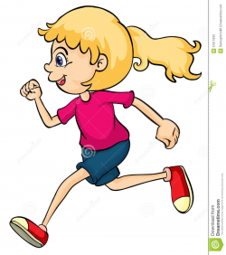 Girl Running Clipart | Free download best Girl Running Clipart on ...