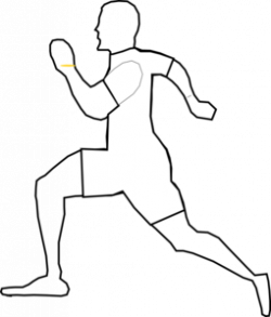 White Running Man Clip Art at Clker.com - vector clip art online ...