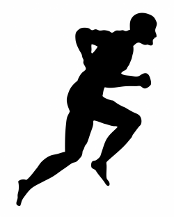 Running man silhouette clipart free stock photo public domain ...