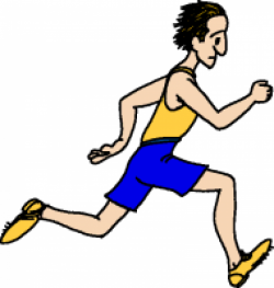 Free clip art of person running clipart yellow - ClipartPost