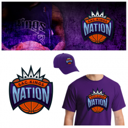 Create custom Sacramento Kings inspired logo for ...