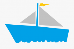 Sailboat Clipart Big Boat - Blue Boat Clipart #117162 - Free ...