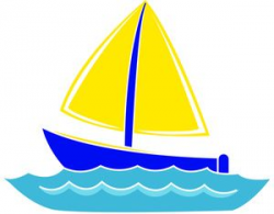 Sailboat Clipart Image - Clip Art Illustration Of A Sail ...