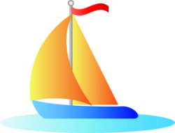 Sailboat sailing clipart animated pencil and in color ...