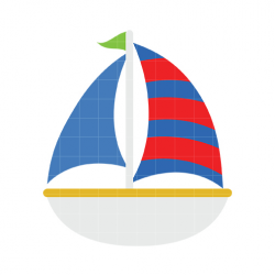 Cute sailboat clipart - WikiClipArt