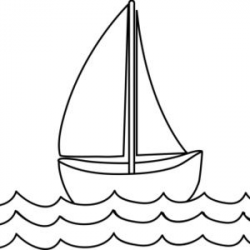 Free Coloring Page Clip Art Image: Sailboat Coloring Page ...