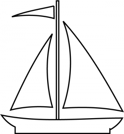 Sailboat black and white sailboat clipart image cartoon ...