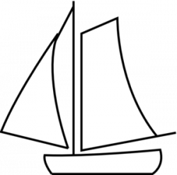 Sailboat black and white clipart - Cliparting.com