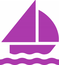 HD Purple Clipart Sailboat - Purple Sailboat Clipart , Free ...