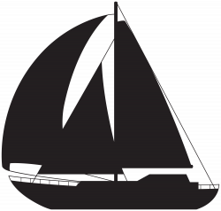 Sailboat Silhouette PNG Clip Art Image | Gallery ...