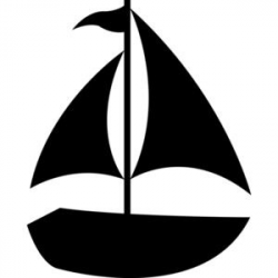 Black Sailboat Silhouette Free Clip Art | Silhouette clip ...