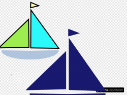 Little Sailboat Clip art, Icon and SVG - SVG Clipart