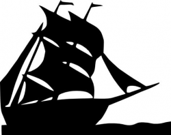 sailboat stencil | Sailing Boat Silhouette clip art - vector ...