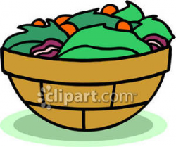 Simple Salad - Royalty Free Clipart Picture