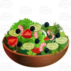Salad Bowl Clipart | Free download best Salad Bowl Clipart ...