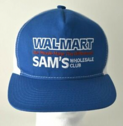 WAL-MART SAM\'S CLUB Trucker Baseball Cap Hat Walmart Museum ...