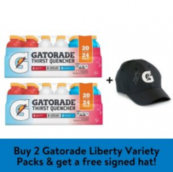 Gatorade Signed Hat Bundle - Sam\'s Club