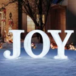 Member\'s Mark LED JOY Sign (White) - Sam\'s Club