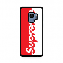 Supreme Logo Red And White For Samsung Galaxy S9 Case
